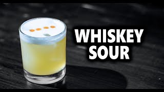 How To Make The Perfect Whiskey Sour  Booze On The Rocks [upl. by Ybreh]