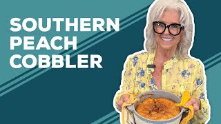 Love amp Best Dishes Southern Peach Cobbler Recipe  Fresh Peach Dessert Recipe [upl. by Quartas]