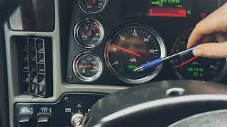 Kenworth T700 dash gauges explained paccarmx13 gauges trucking [upl. by Homer]