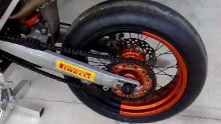 ktm smr 560 start e sound [upl. by Nomannic]