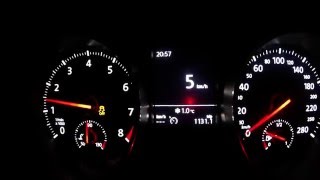 Volkswagen Polo GTI 18 TSI 192 HP 2016 6C Manual Gears Acceleration from 0100kmh [upl. by Lowrance490]