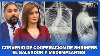 Shriners El Salvador con importante convenio de cooperación con Mediimplantes para innovación médica [upl. by Ateerys997]