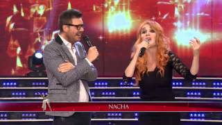 Showmatch 2014  ¿Le gustó Mirá la reacción de Nacha Guevara con la imitación de Fátima Flórez [upl. by Ahsieyt]