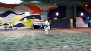 Goju Ryu Kata Seisan Taira Sensei [upl. by Harmony]