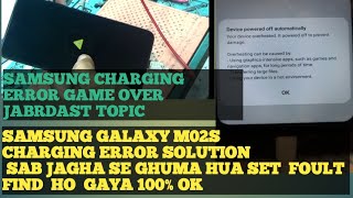 samsung m02s a02s charging temperature how to fix phone temperature too high [upl. by Metabel]