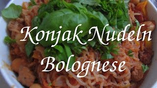 HCG21TageDiät Bolognese mit Konjak Spaghetti Shirataki [upl. by Thomey]