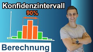 Konfidenzintervall berechnen  Kurze Herleitung der Formel und Berechnung am Beispiel  Statistik [upl. by Rhines]