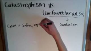 Catastrophism vs Uniformitarianism  Geologic Theory [upl. by Araed]