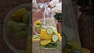 Overnight detox water to cleanse your system detoxwater infusedwater weightloss fitness detox [upl. by Tull705]