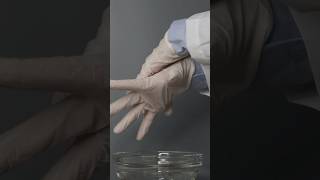 White medical gloves ASMR latex medicalgloves rubber [upl. by Nodnrb]