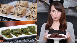 DIY EASY Halloween Treats Spooky  NERDY NUMMIES [upl. by Repard]