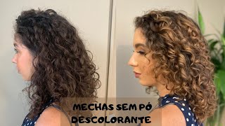 Mechas sem descoloração em cabelo cacheado [upl. by Aivart433]