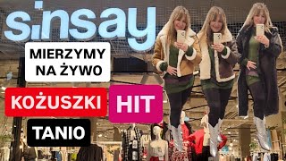 SINSAY🔥TO JEST ŚLICZNE💥TANIO💥 MIERZYMY KOŻUSZKI☃️NA ŻYWO❄️💥DEKORACJE [upl. by Bonine399]