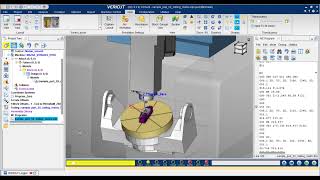 Post MasterCAM 5 trục Mazak Variaxis I1050 [upl. by Zurciram]