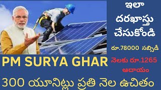 PM Suryagarh in Telugu  Roof Top Solar Scheme  PM Suryoday Yojana  Solar power  Solar Energy [upl. by Malone926]