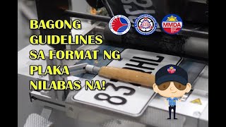 BAGONG GUIDELINES SA FORMAT NG TEMPORARY AT IMPROVISED PLATE  TRAFFIC RULES UPDATE [upl. by Else591]