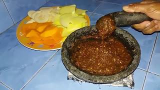 Cara Membuat Sambal Rujak Yang Enak [upl. by Babette484]