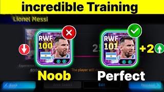 2 Booster Free Lionel Messi Perfect Training Guide  Max Level up Rating 🔥 eFootball eFootball 2025 [upl. by Sherye824]