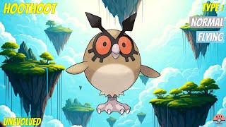 All Evolutions of Hoothoot [upl. by Divadleahcim]