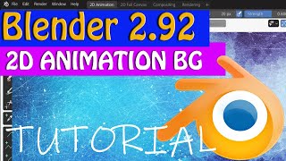 How to Add and Render 2D Animation Background in Blender 292 [upl. by Enirrok538]