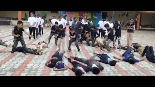 Kargil Diwas Dance performance by students of Montessori Group of School Manuguru [upl. by Grondin]