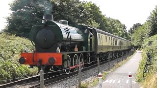 WD 132 Sapper on the Avon Valley Railway  Sunday 7th August 2016 [upl. by Mather595]