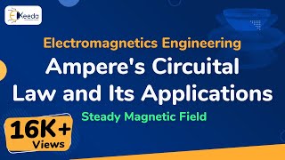 Amperes Circuital Law and Its Applications  Steady Magnetic Field  Electromagnetic Engineering [upl. by Amilah11]