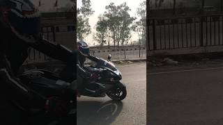 Suzuki Hayabusa generation2 entry so smoothly sound😍Hayabusa exhaust sound🫶youtubeshorts shorts [upl. by Wileen]