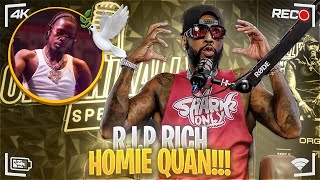 ORGANIK NEWS PT 5 WHY MY Instagram WAS Taken Down RIP Rich Homie Quan [upl. by Yrrep]