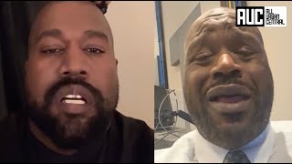 quotIm The New Jesusquot Kanye West Responds To Shaq Says Taylor Swift Didnt Kick Him Out Super Bowl [upl. by Rebmaed159]