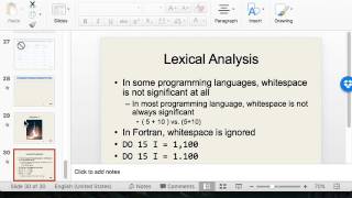 CSE 340 S16 12516 quotLexical Analysis pt 4 and Syntax Analysis pt 1quot [upl. by Loughlin]