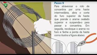 Como instalar cerca concertina dica super simples e pratica para instalação de concertina em muros [upl. by Chesna419]