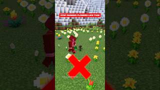 Flower Farm Minecraft minecraft shorts [upl. by Marchak]