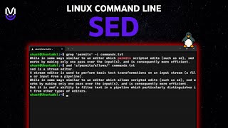 Search and Replace Text Files using Linux Command Line  The sed Command [upl. by Sherourd]