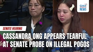 Cassandra Li Ong umiyak sa pagdinig ng Senado  GMA Integrated News [upl. by Oswal]