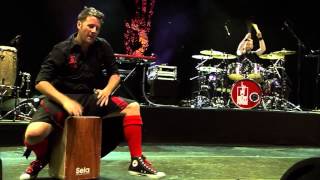 Cajon Solo  Red Hot Chilli Pipers  Live at the Lake [upl. by Atima]