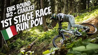 EWS Round 2 Canazei  1st stage Race POV [upl. by Bobbette]