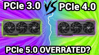 PCIe 40 vs 30 Does PCIe 50 matter PCIe 40 vs 30 GAMING [upl. by Enidualc]