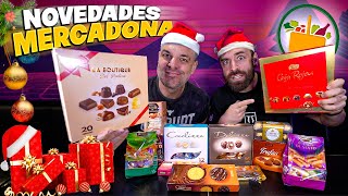 PROBANDO TODAS LAS NOVEDADES de NAVIDAD de MERCADONA TURRONES Y COSAS RARAS DE SUPERMERCADO [upl. by Bryn]