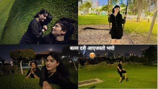 Ping kelda ta dashain aaye jasto po lagyo 😍॥रमाइलो पल♥️॥ManuArmu ॥Vlogs॥🥰 [upl. by Atiram731]