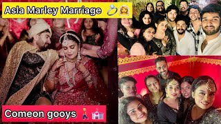 ബാ‼️💒കല്യാണം കൂടിയിട്ട് വരാം👰‍♀️💍Asla Marley marriage jasminjaffar [upl. by Cirded]