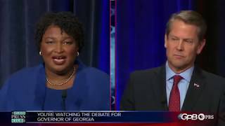 Georgia governor debate Stacey Abrams vs Brian Kemp  Full Video [upl. by Asle757]