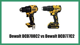 Dewalt DCD708C2 vs Dewalt DCD777C2 [upl. by Stronski723]