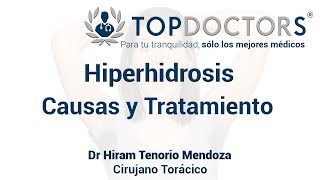 Hiperhidrosis Tratamiento para la Sudoración Excesiva [upl. by Ahsoyek]