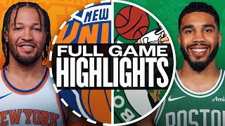 KNICKS at CELTICS  FULL GAME HIGHLIGHTS  October 22 2024 [upl. by Finnigan]