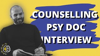 Acing Your Counselling Psychology Doctoral Interview  Getting On To The Counselling Psychology Doc [upl. by Heydon]