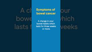 Bowel cancer symptoms explained 🔍 [upl. by Hege811]