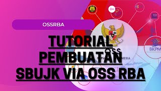 TUTORIAL PEMBUATAN SBUJK DI OSS RBA SURAT BADAN USAHA JASA KONSTRUKSI [upl. by Ennove164]