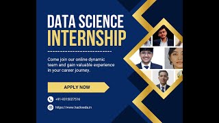 Apply for Data Science Internship at Hackveda  Last Date to Apply 15 November 2024 [upl. by Powell]