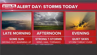 LIVE  WTOL 11 Weather talks Wednesday ALERT DAY [upl. by Haidadej]